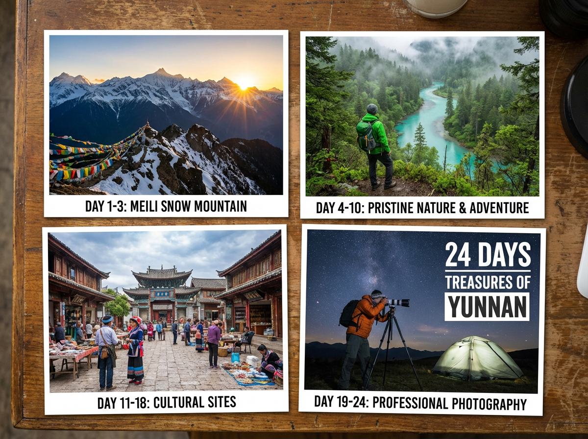 20일 서남 중국 탐험 루트